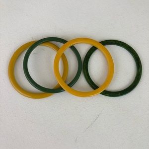 Vintage Bakelite Four Bracelets